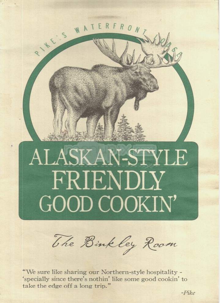 Pike's Waterfront Lodge - Fairbanks, AK menu_pic