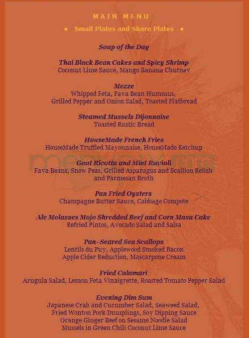 Blue Heron Restaurant - Sunderland, MA menu_pic