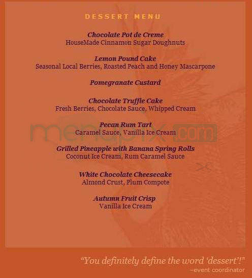 Blue Heron Restaurant - Sunderland, MA menu_pic