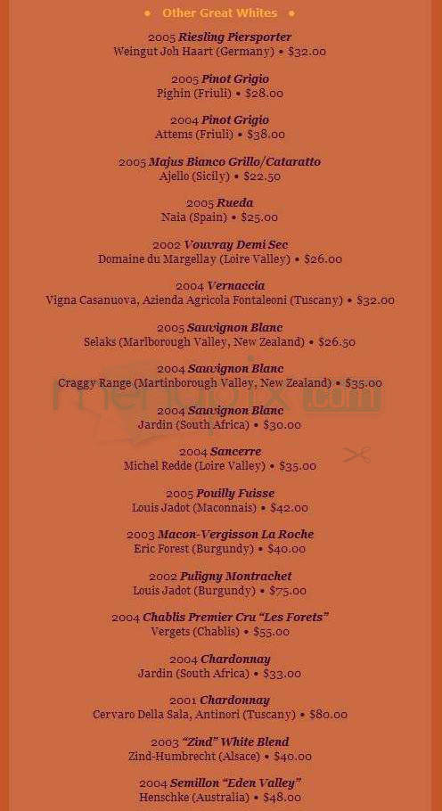 Blue Heron Restaurant - Sunderland, MA menu_pic