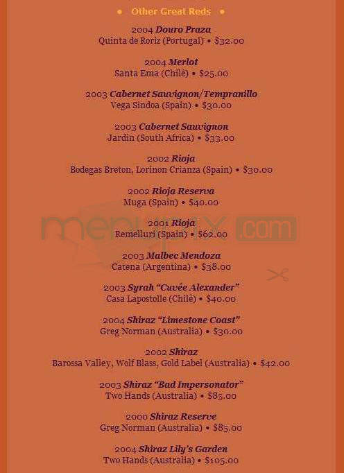Blue Heron Restaurant - Sunderland, MA menu_pic