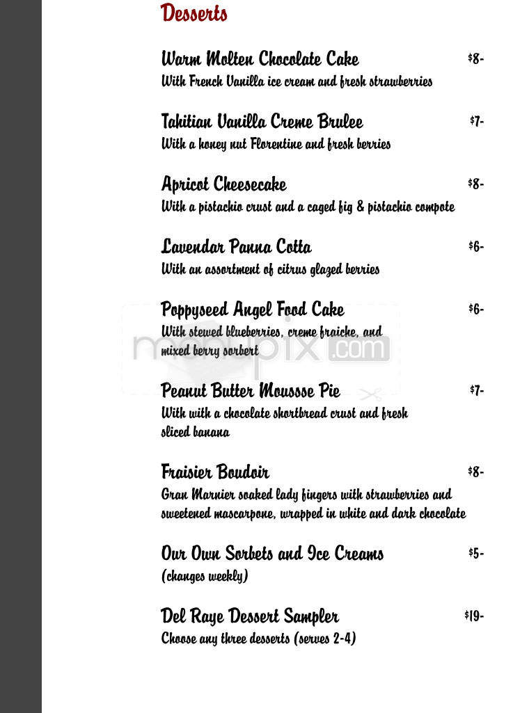 Parasise City Tavern - Northampton, MA menu_pic