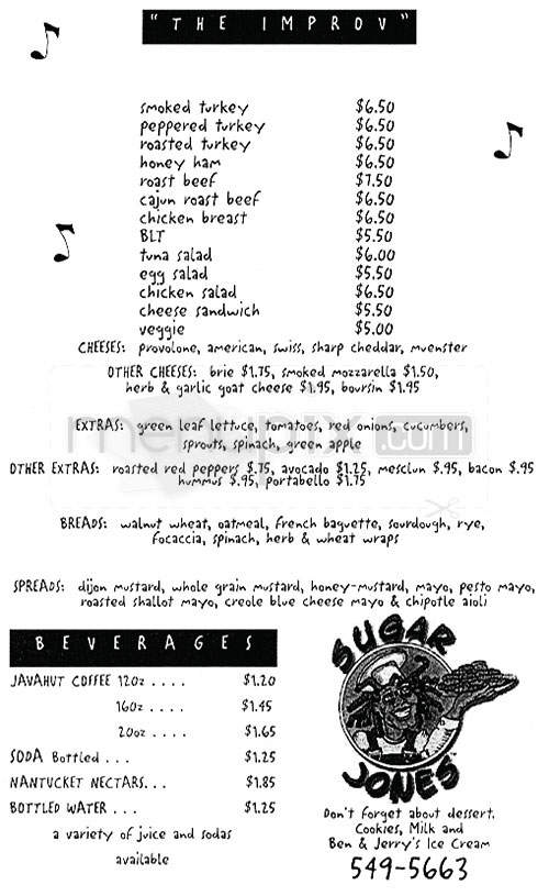 Loose Goose Cafe - Amherst, MA menu_pic