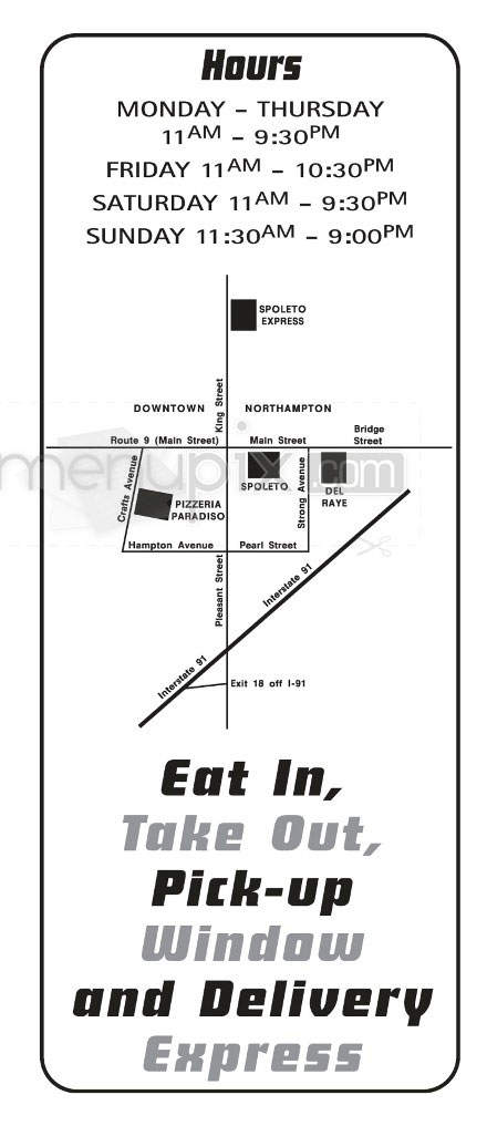 Spoleto Express - Northampton, MA menu_pic