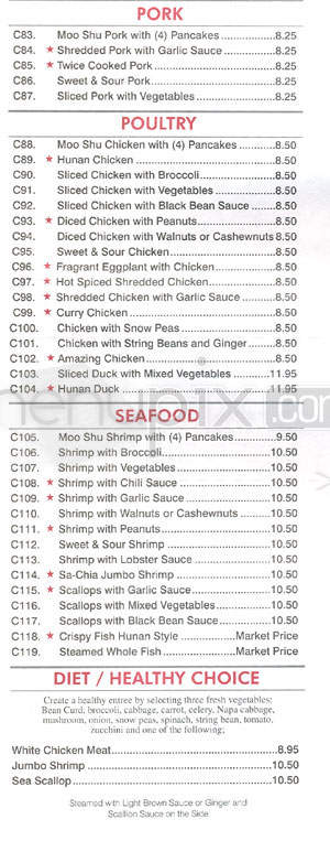 Teapot - Northampton, MA menu_pic