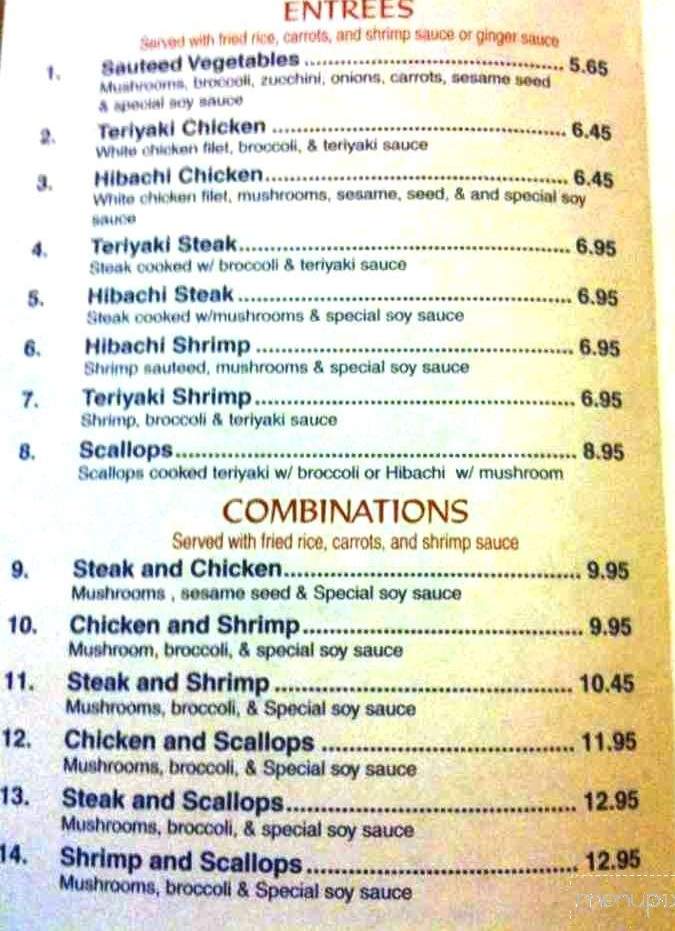 Atami Express - Seneca, SC menu_pic