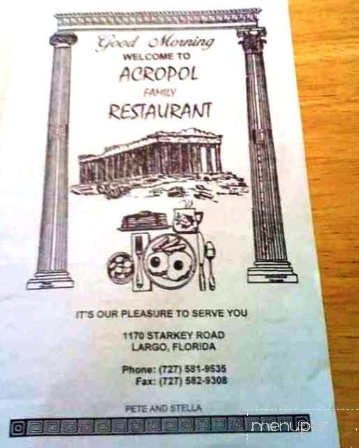 /860234/Acropol-Family-Restaurant-Largo-FL - Largo, FL