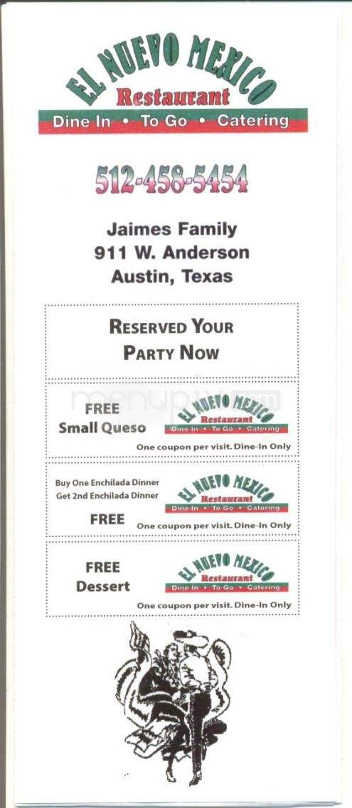 /190727/El-Nuevo-Mexico-Austin-TX - Austin, TX