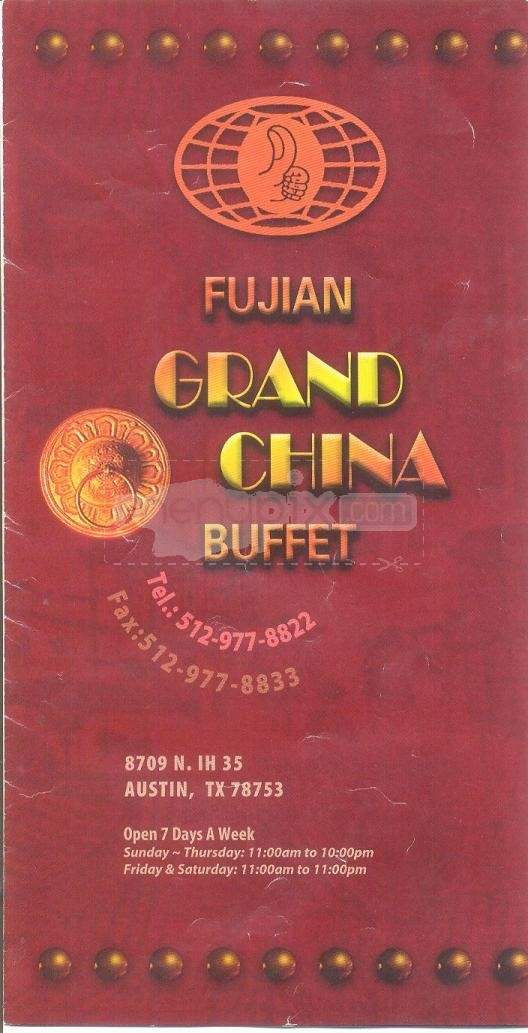 /314780/Fujian-Grand-China-Buffet-Austin-TX - Austin, TX