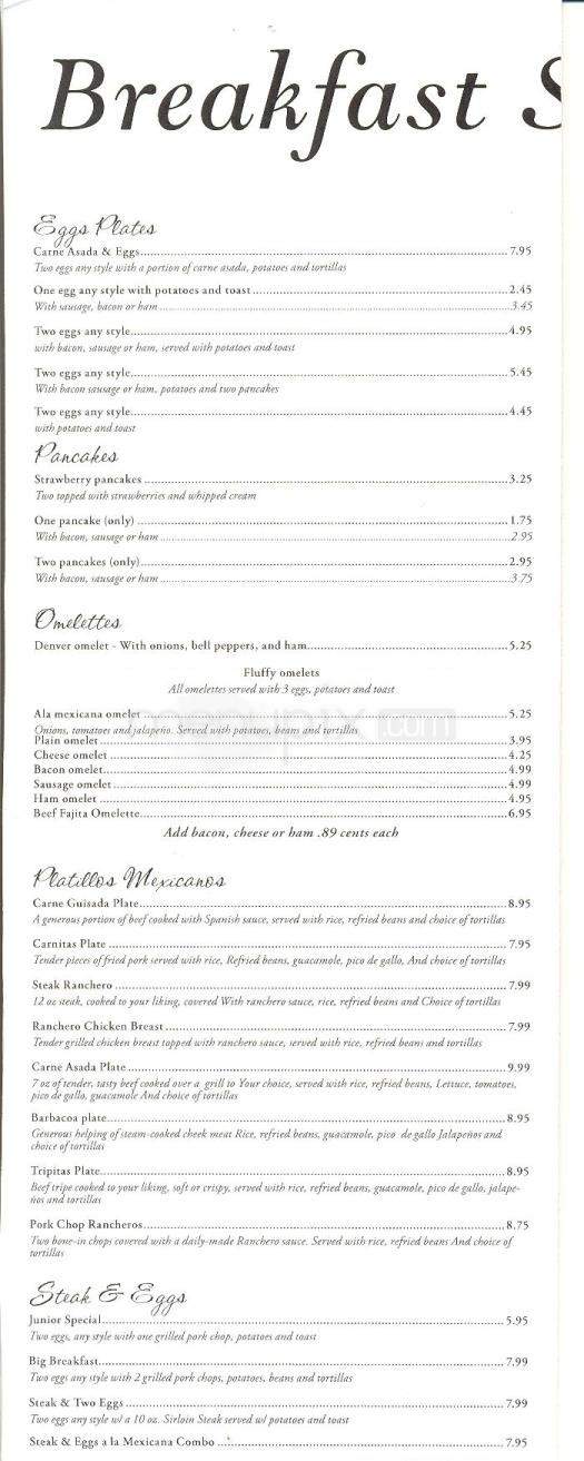 Los Reyes Mexican Restaurant - Cedar Park, TX menu_pic
