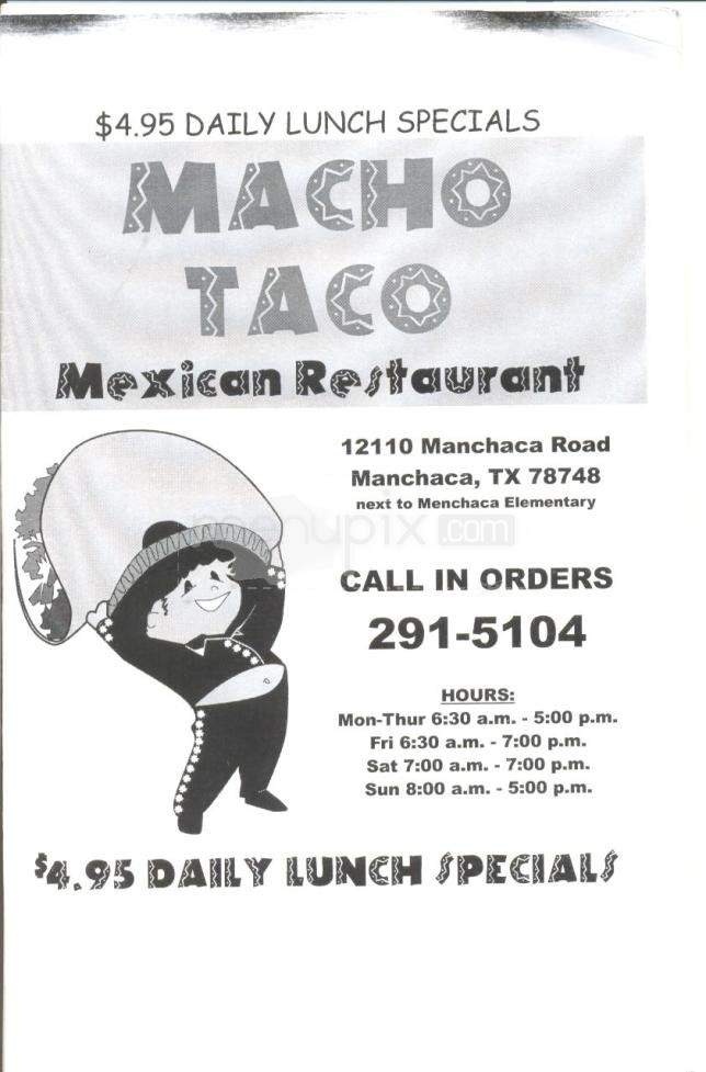 /4318547/Macho-and-Taco-Austin-TX - Austin, TX
