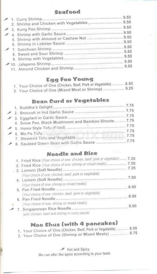 Sun Hing Restaurant - Austin, TX menu_pic