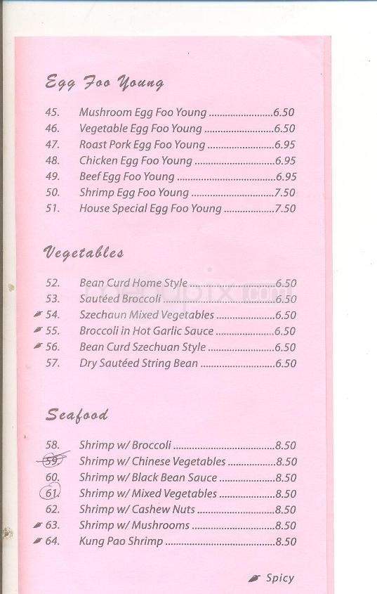 Thomas Super Buffet - Austin, TX menu_pic