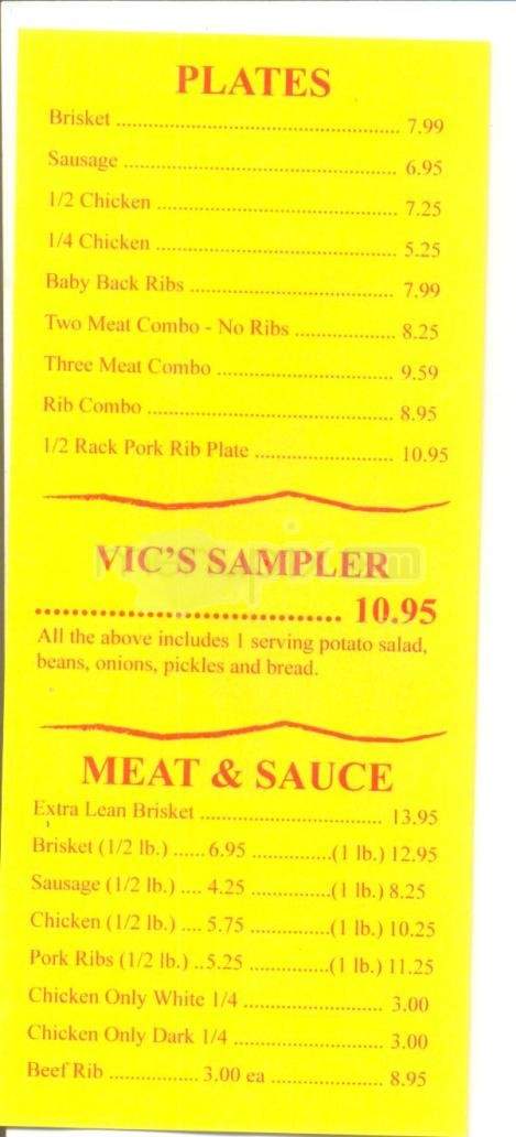 /4334078/Vics-Barbecue-Austin-TX - Austin, TX