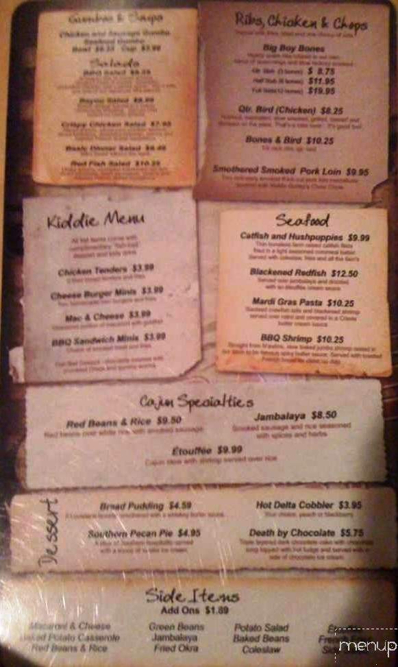 Boars Nest BBQ - Fayetteville, AR menu_pic