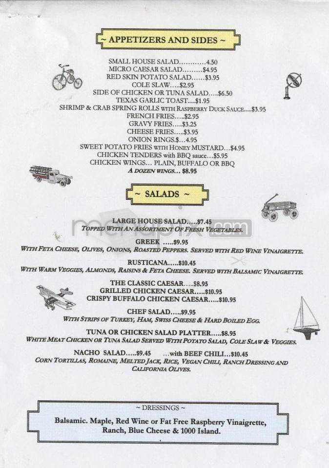 Alex's Restarant Home of Vermont Soup Co - South Burlington, VT menu_pic