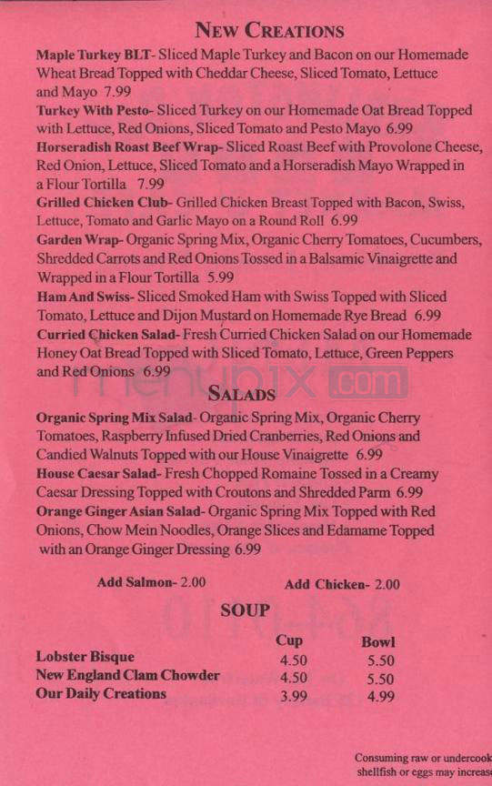 Burlington Bay Market & Cafe - Burlington, VT menu_pic