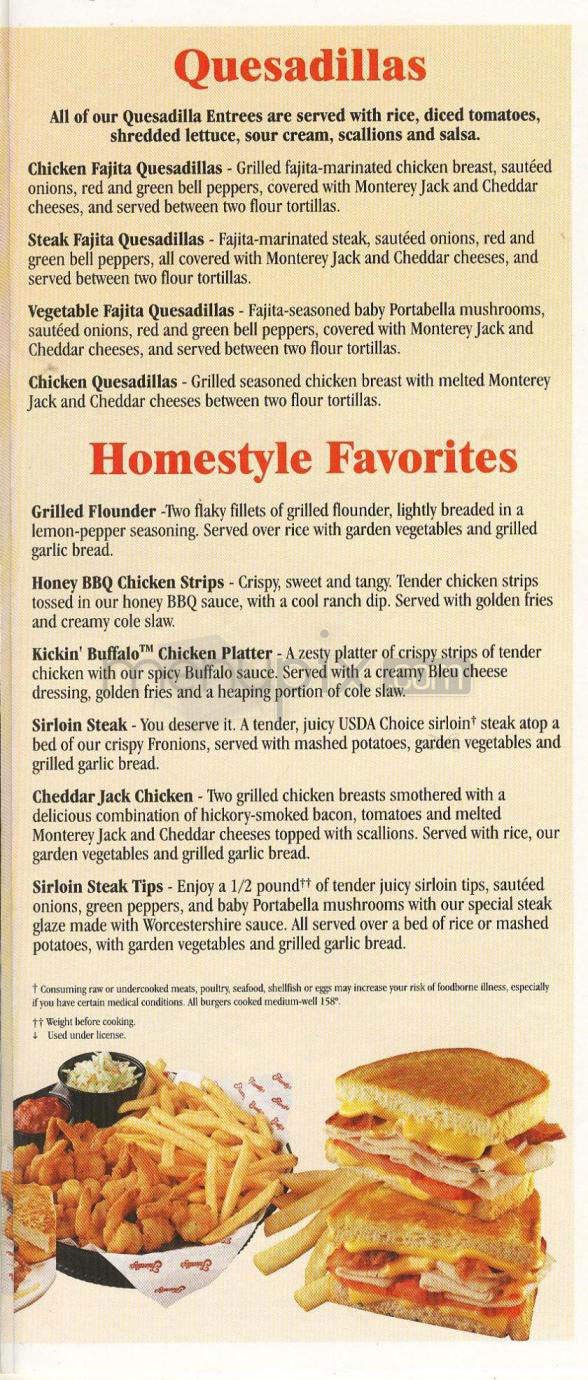 Friendly's Ice Cream Shop - South Burlington, VT menu_pic