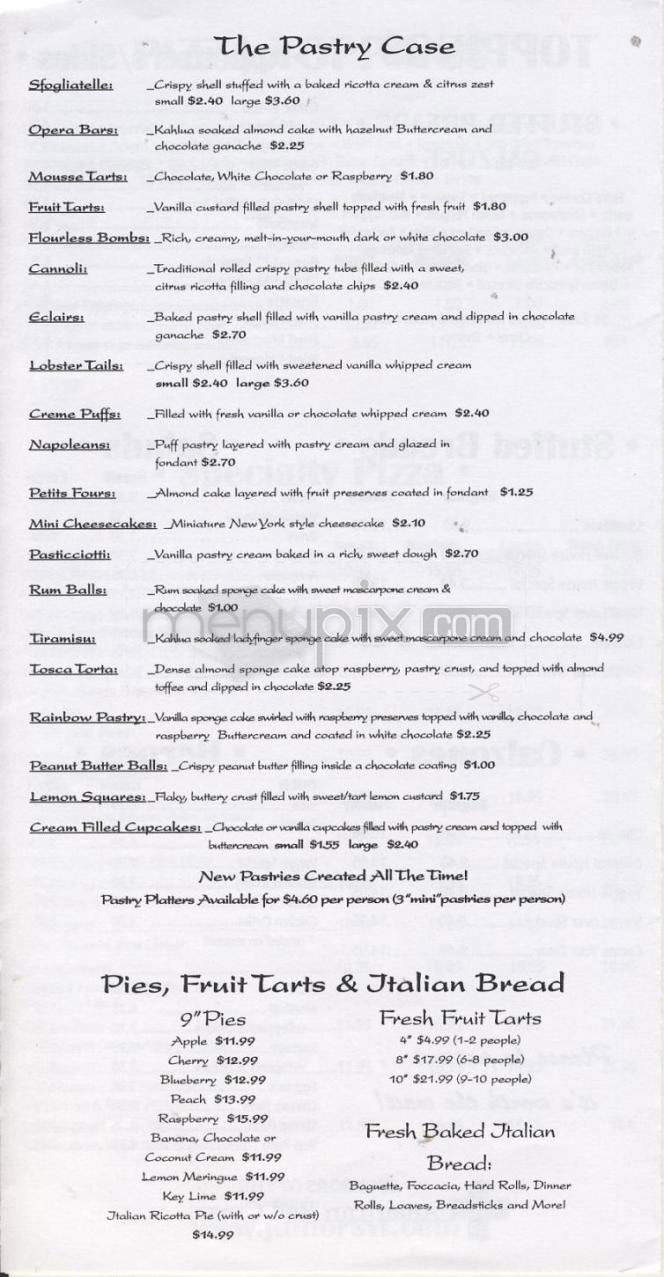 Junior's Italian - Burlington, VT menu_pic