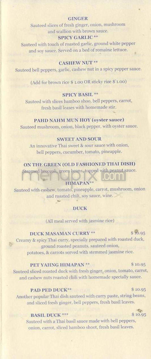 Lemon Grass Thai - Shelburne, VT menu_pic