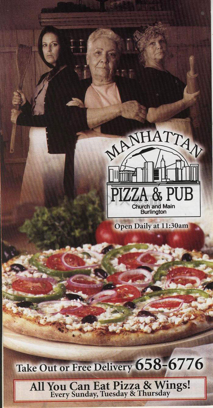 Manhattan Pizza - Burlington, VT menu_pic