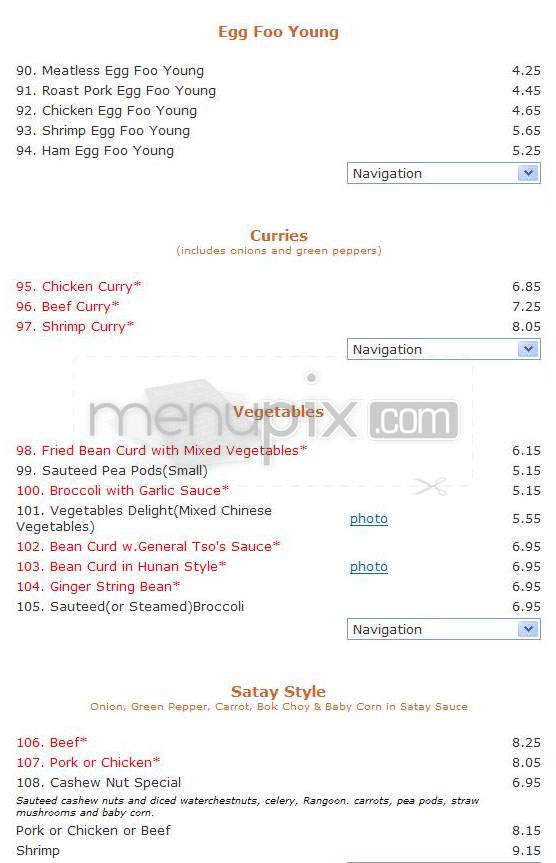 Orchid Chinese Cuisine - South Burlington, VT menu_pic