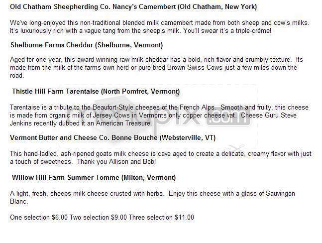 Smokejacks - Burlington, VT menu_pic