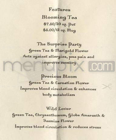 Tantra - Burlington, VT menu_pic