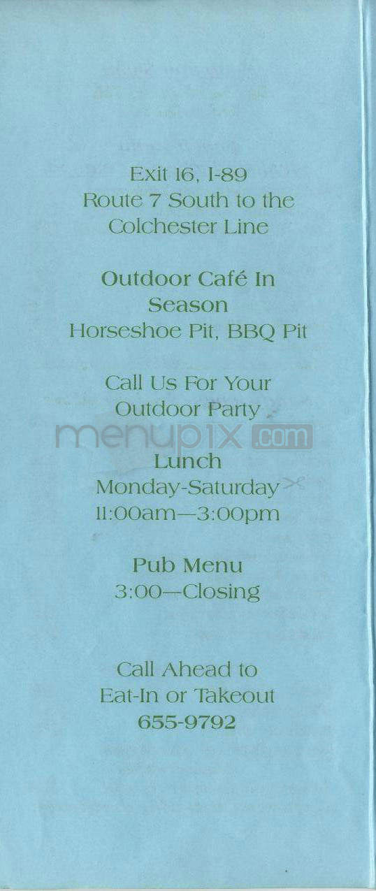 The Rathskeller - Burlington, VT menu_pic