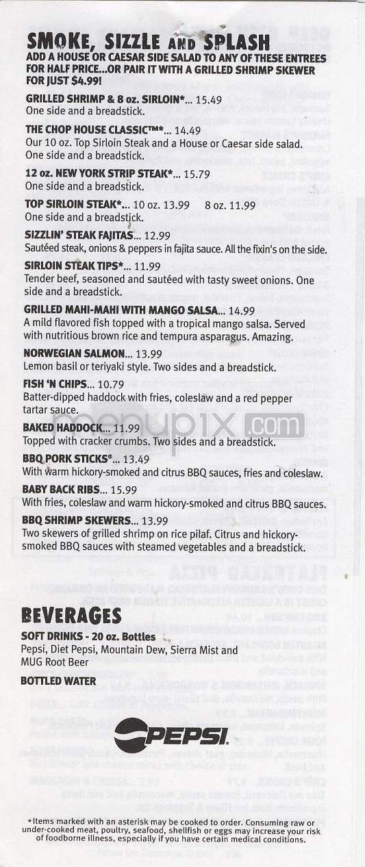Uno Chicago Grill - South Burlington, VT menu_pic