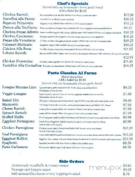 Blue Naples Pizza - Kernersville, NC menu_pic