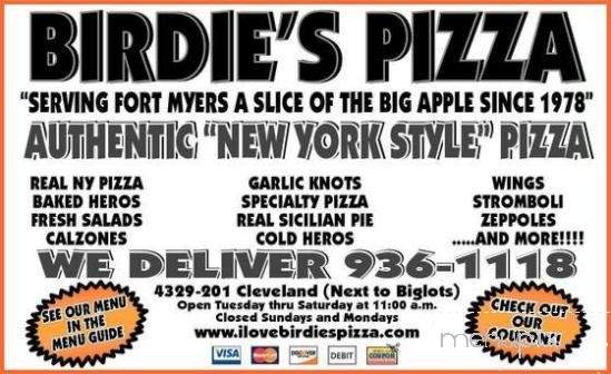 /862491/Birdies-Pizza-Fort-Myers-FL - Fort Myers, FL