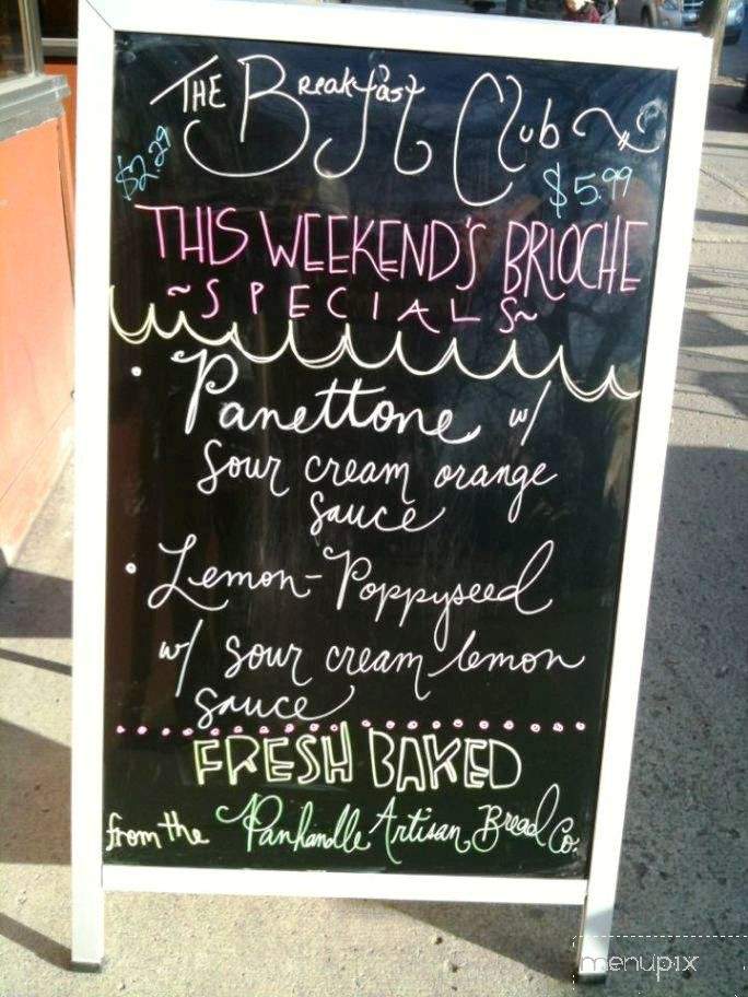 Breakfast Club - Moscow, ID menu_pic