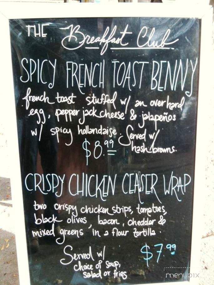 Breakfast Club - Moscow, ID menu_pic