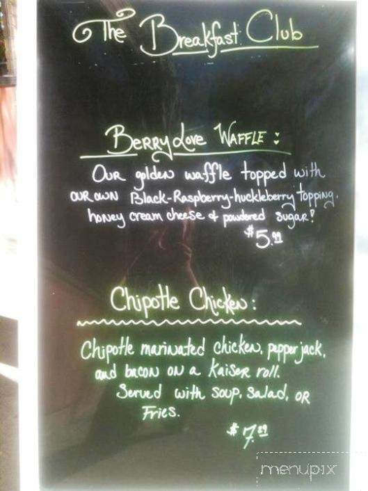 Breakfast Club - Moscow, ID menu_pic