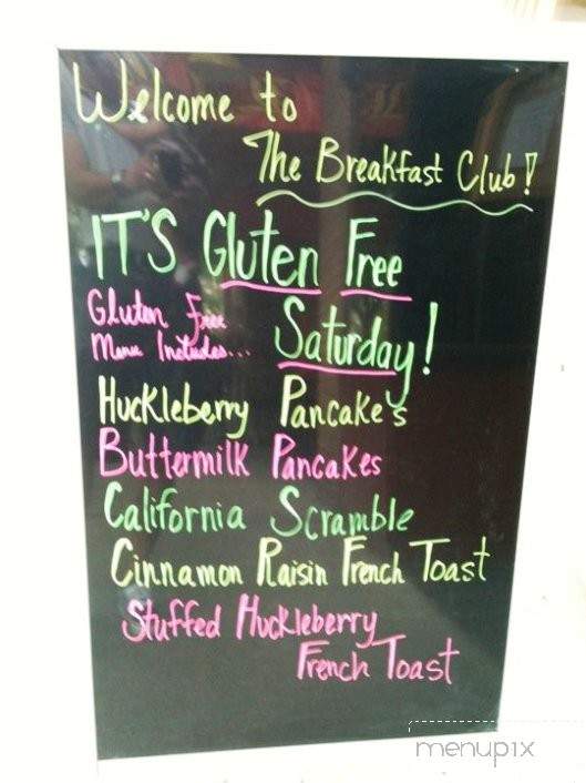 Breakfast Club - Moscow, ID menu_pic