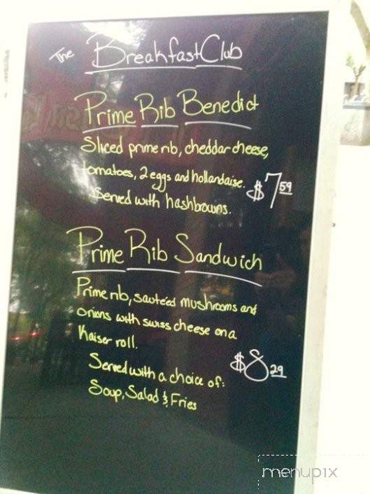 Breakfast Club - Moscow, ID menu_pic