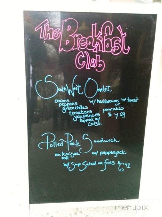 Breakfast Club - Moscow, ID menu_pic