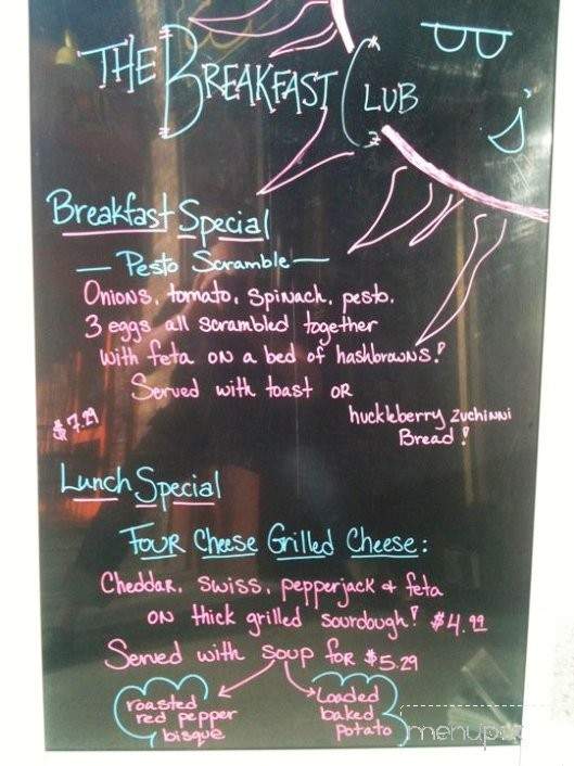 Breakfast Club - Moscow, ID menu_pic