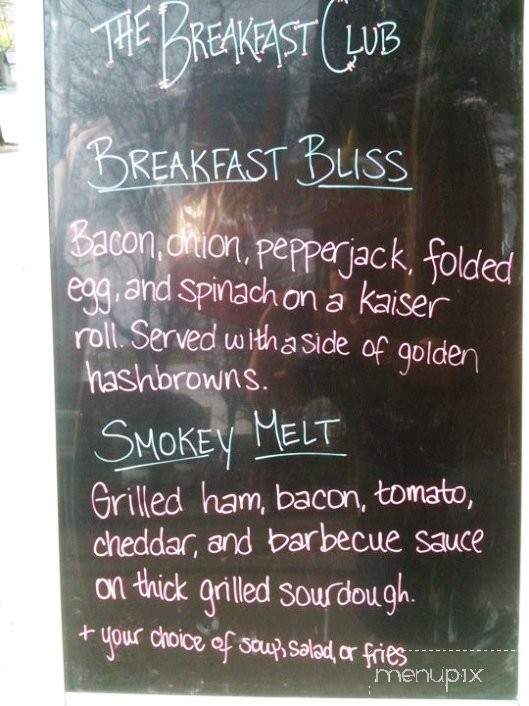 Breakfast Club - Moscow, ID menu_pic