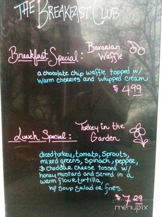 Breakfast Club - Moscow, ID menu_pic