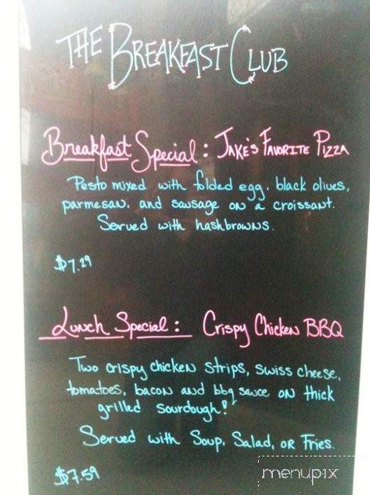 Breakfast Club - Moscow, ID menu_pic