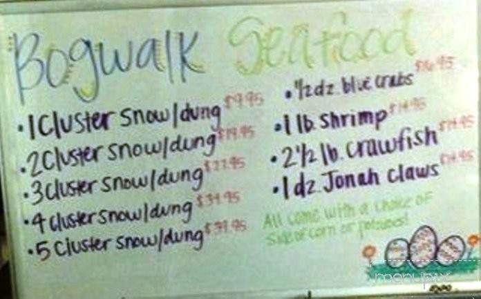 Bogwalk Seafood - Houma, LA menu_pic