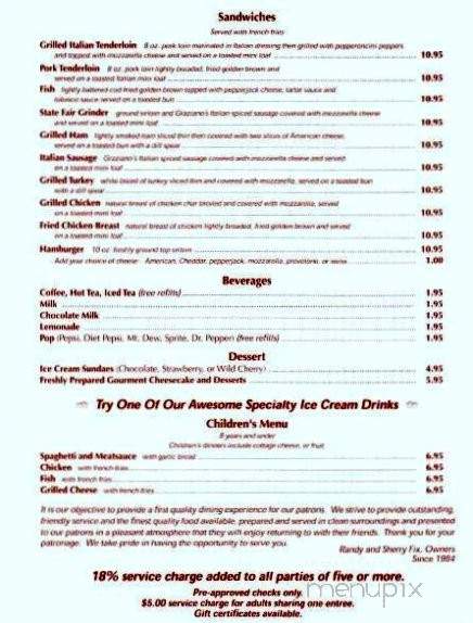 Big Steer Restaurant & Lounge - Altoona, IA menu_pic