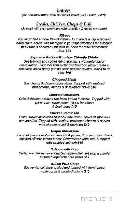 Brandy House - Monroe, LA menu_pic