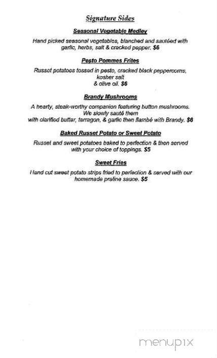 Brandy House - Monroe, LA menu_pic