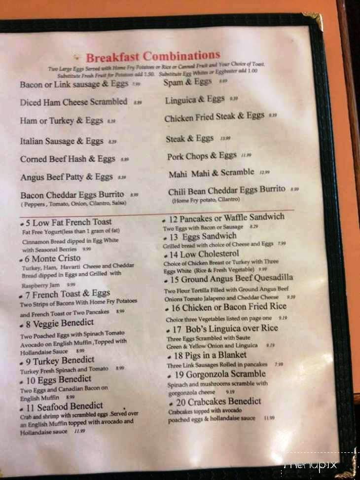 Bill Of Fare - San Jose, CA menu_pic