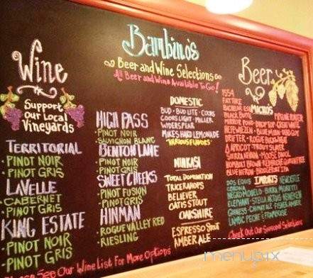 Bambinos Pizza Deli - Junction City, OR menu_pic