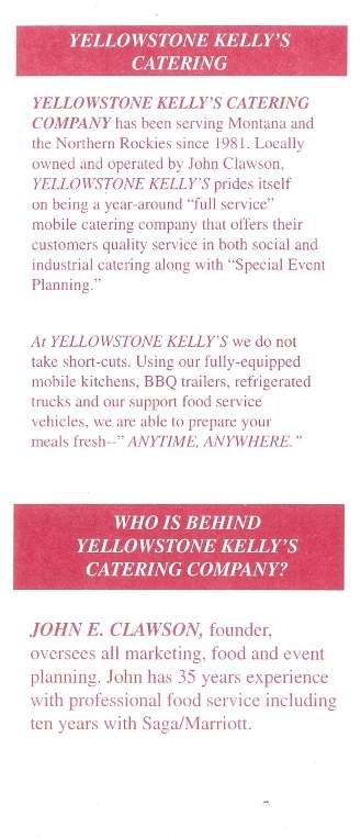 Yellowstone Kelly's - Billings, MT menu_pic