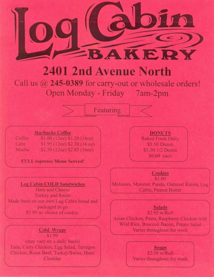 /380011433/Log-Cabin-Bakery-Billings-MT - Billings, MT